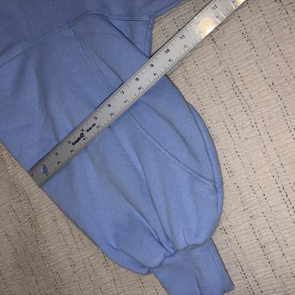 Judith March Merry n bright Sz L blue Oversized Pullover Boxy - Picture 6 of 9